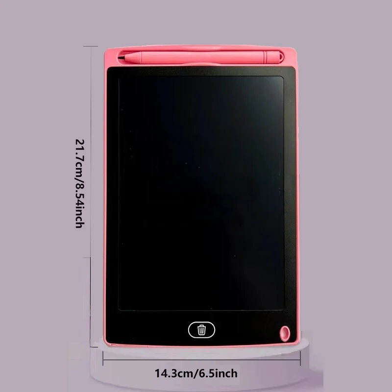 LCD Schreibtafel für Kinder – 6.5/8.5/10/12 Zoll Wiederaufladbares Zeichentablet mit Stift, Lern- &amp; Reisetafel