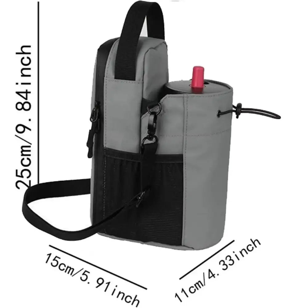 Magnetische Wasserflaschen-Tasche Große Sport &amp; Gym Crossbody Bag mit Schultergurt